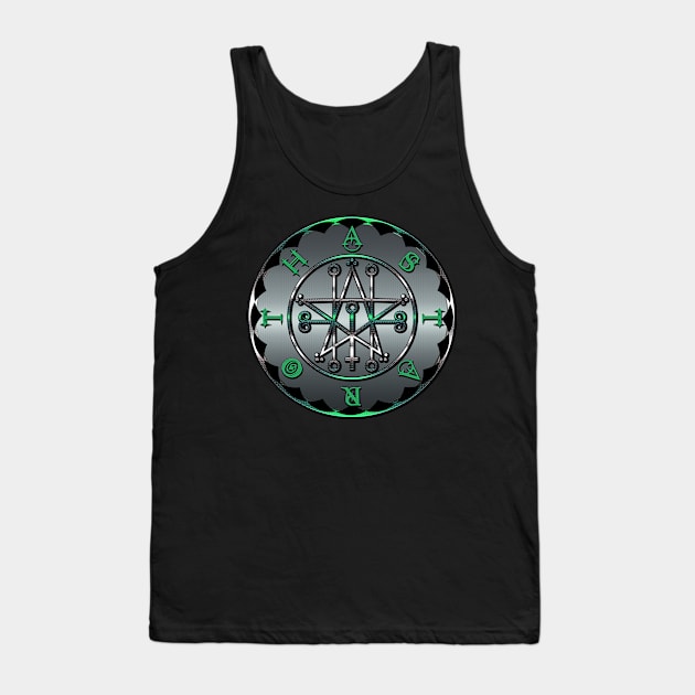 ASTAROTH - steel/green Tank Top by shethemastercovets